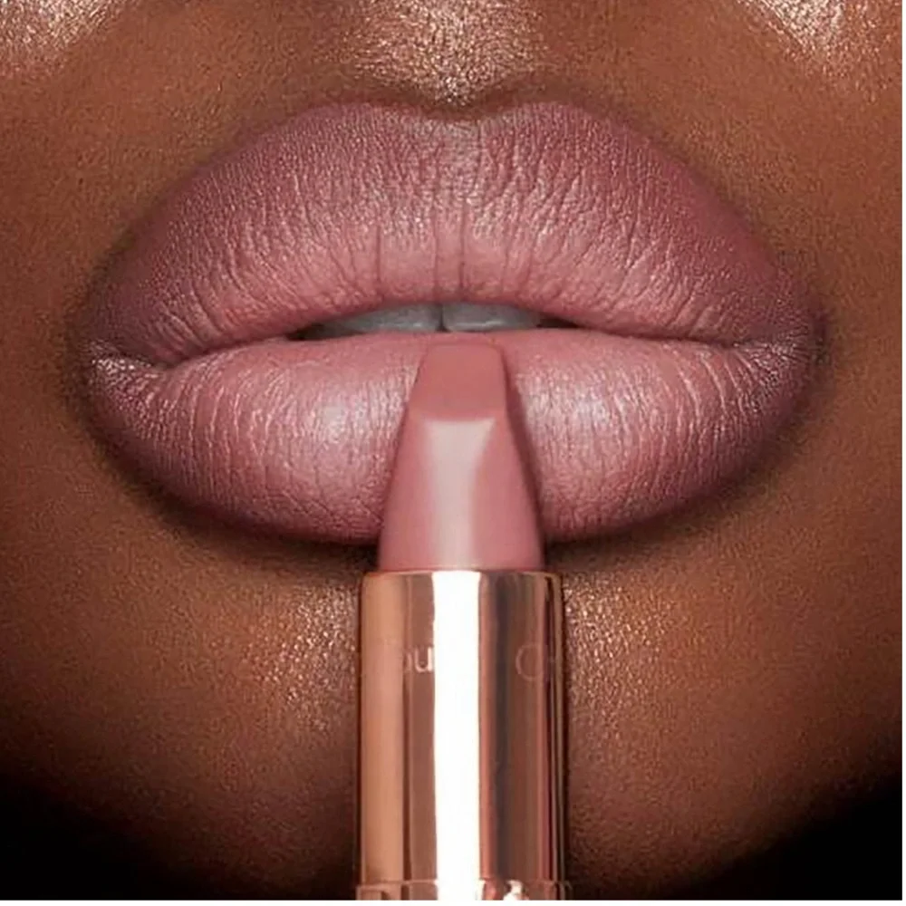 💋2/$20💋 Charlotte Tilbury KISSING MINI Lipstick - Pillow Talk - Picture 4 of 4
